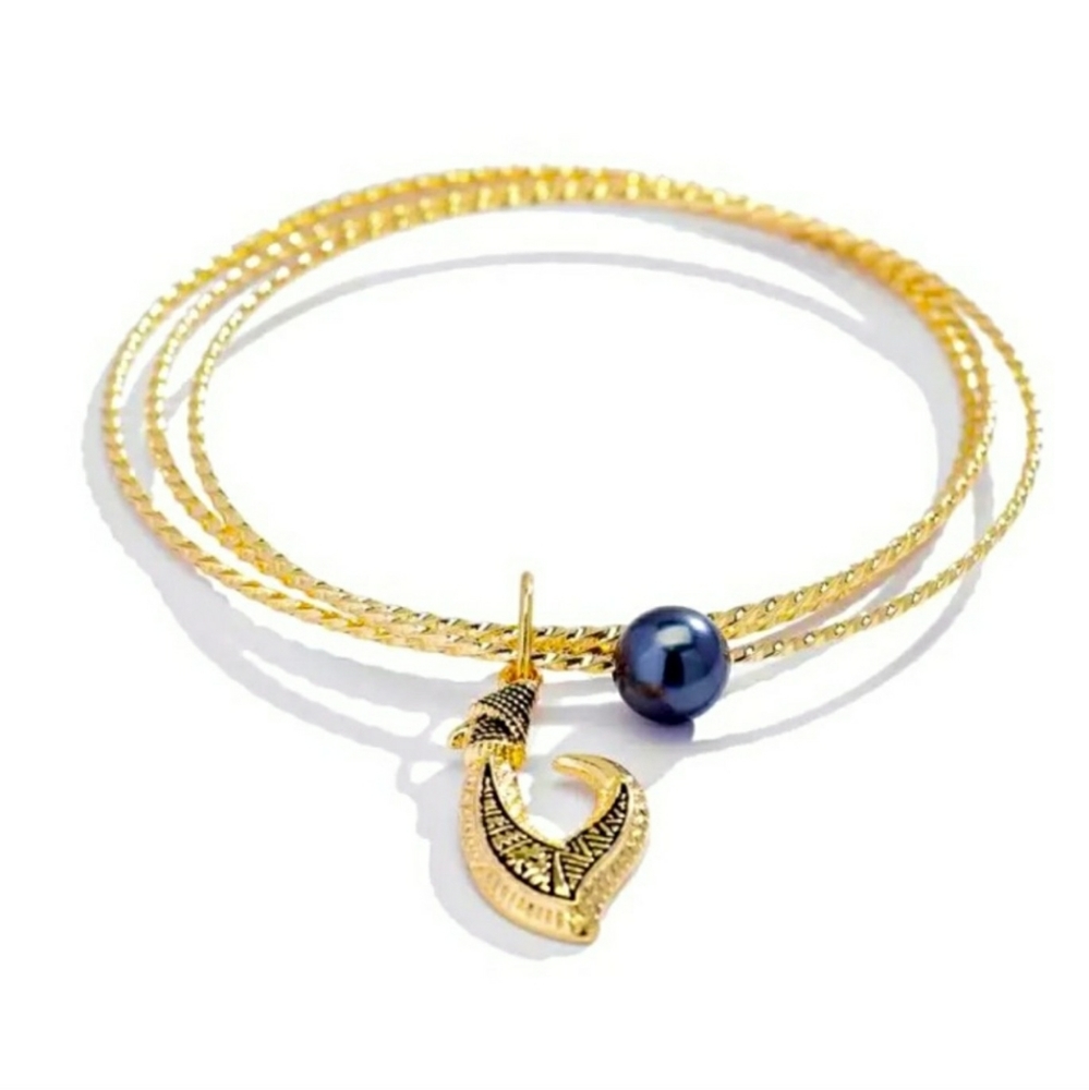Gold plated Hawaiian bracelet